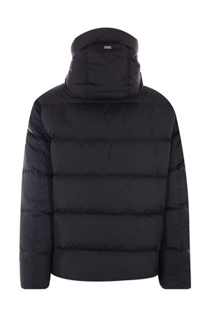 Black goose down jacket HERNO | PI001140U12004Z9389