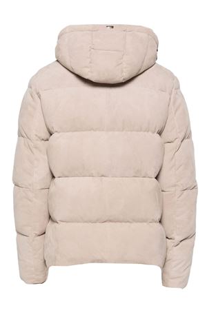 Light beige suede puffer jacket HERNO | PL000128U181361985