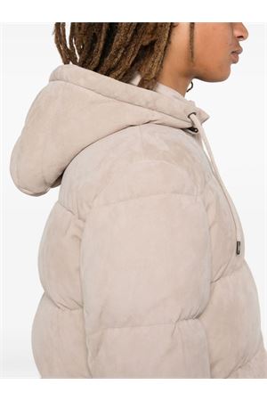 Light beige suede puffer jacket HERNO | PL000128U181361985