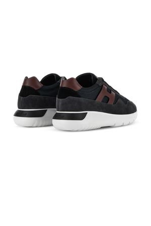 sneakers in pelle nero HOGAN | HXM3710EG30FA606GH