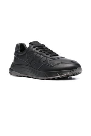 black leather sneakers HOGAN | HXM5630EC0108Y0719