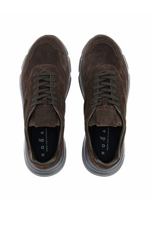 Brown suede Hyperlight sneakers HOGAN | HXM5630FK6TBTMS614