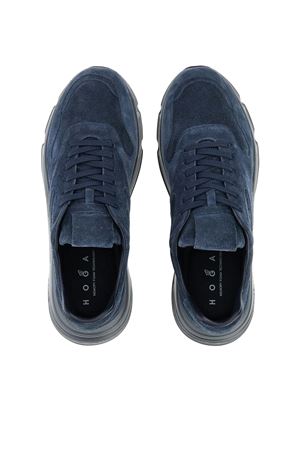 Blue suede Hyperlight sneakers HOGAN | HXM5630FK6TBTMU828