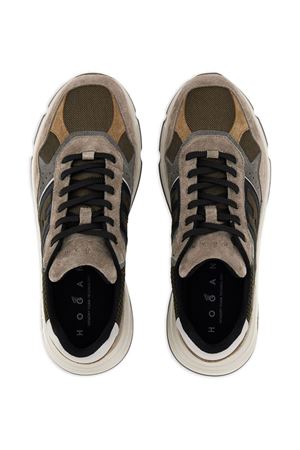 sneakers in pelle marrone HOGAN | HXM5630FK70P2A02PY