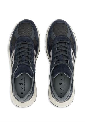 sneakers in pelle blu HOGAN | HXM5630FK70P5A589K