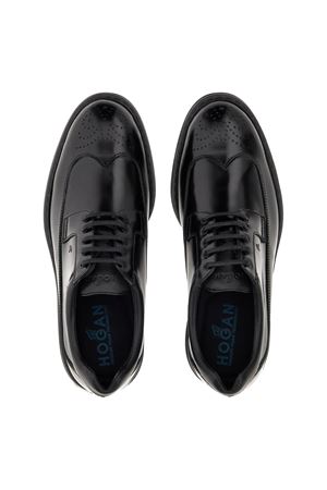 Black leather Hogan H576 lace-up HOGAN | HXM5760EP60QFYB999