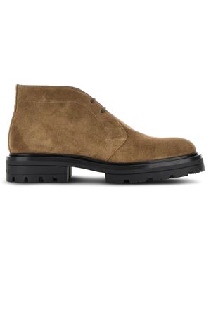 Hogan H673 brown suede ankle boots HOGAN | HXM6730FN40BYEV624