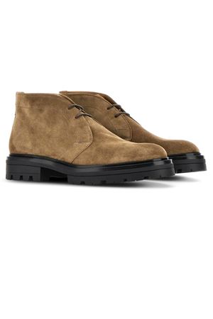 Hogan H673 brown suede ankle boots HOGAN | HXM6730FN40BYEV624