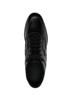 black leather sneakers HOGAN | HXW00N00010KXTB999