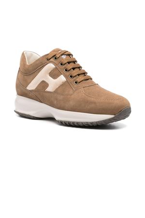 brown leather sneakers HOGAN | HXW00N0S360EWG0VB0