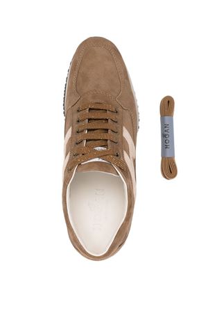 brown leather sneakers HOGAN | HXW00N0S360EWG0VB0