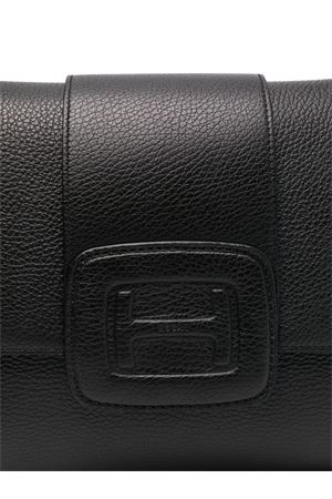 black leather shoulder-bag HOGAN | KBW01M013006LTB999