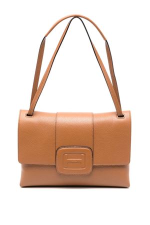 brown leather shoulder-bag HOGAN | KBW01M013006LTS018