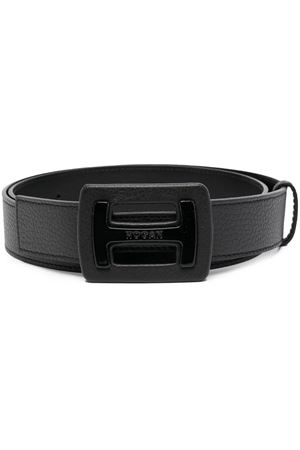 black leather belt HOGAN | KFWC00Q0100QVDB999