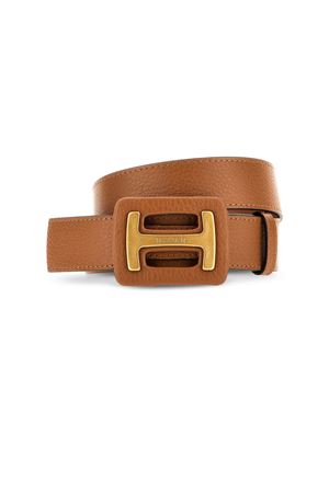 Dark beige leather belt HOGAN | KFWC00Q0100QVDS018