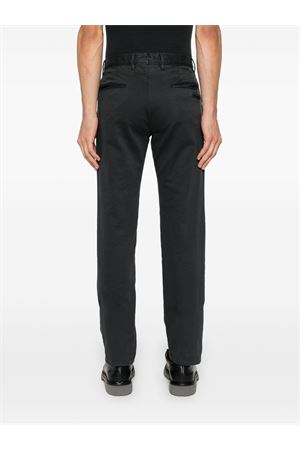 Dark blue cotton blend chino trousers INCOTEX | 16S1034697A990