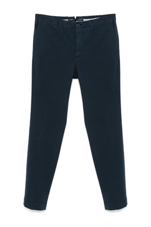 Navy blue cotton blend trousers INCOTEX | 1W08514055C831