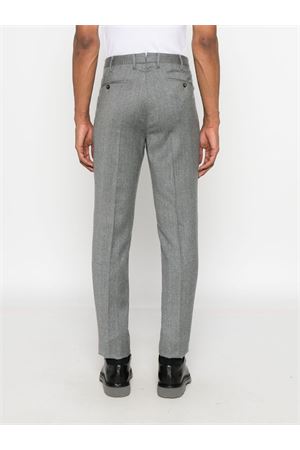 Grey virgin wool trousers INCOTEX | ZX541W1037B900