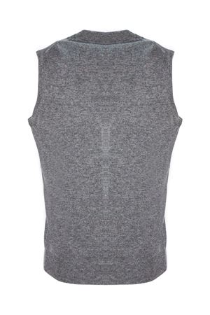 Grey wool and cashmere blend waistcoat KANGRA | 90010700420