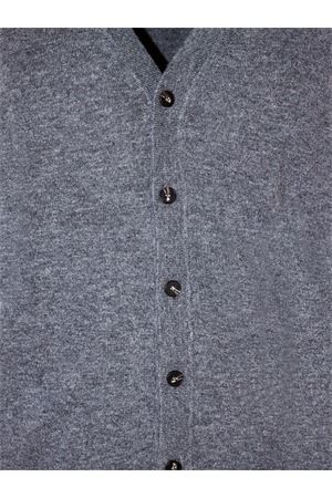 Grey wool and cashmere blend waistcoat KANGRA | 90010700420