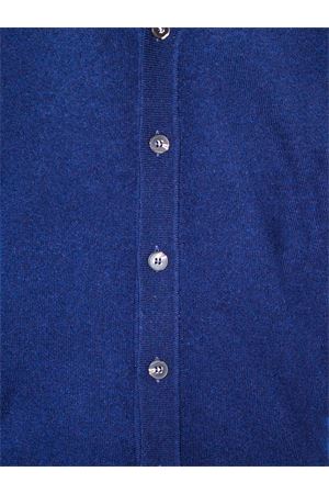 Blue wool and cashmere blend waistcoat KANGRA | 90010700692