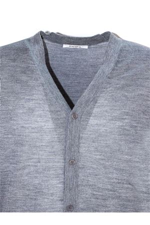 Grey wool cardigan KANGRA | 90170400217