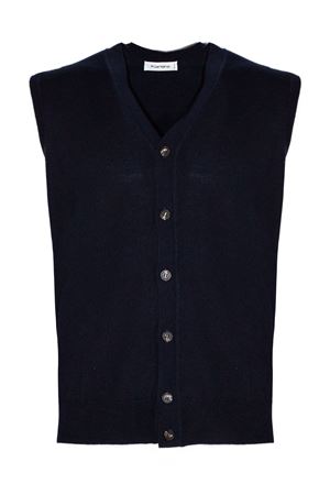 Blue wool waistcoat KANGRA | 90220700041