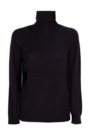 Maglia collo alto in misto lana e cashmere nero KANGRA | 95110500002