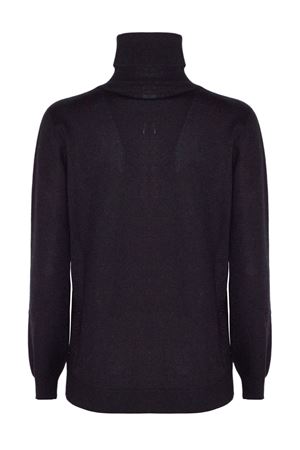 Maglia collo alto in misto lana e cashmere nero KANGRA | 95110500002