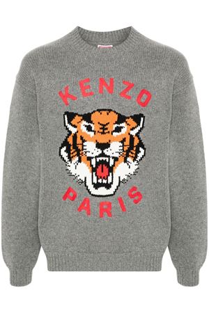 Lucy Tiger-intarsia jumper KENZO | FE68PU4773LH97