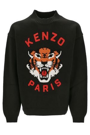 Lucy Tiger-intarsia jumper KENZO | FE68PU4773LH99J