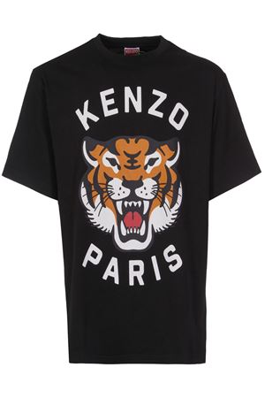 Black Lucky Tiger T-shirt KENZO | FE68TS0094SG99J