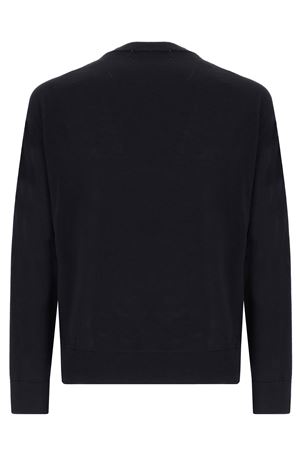 Black virgin wool-cashmere blend sweater LANEUS | F4LAMAJP043110