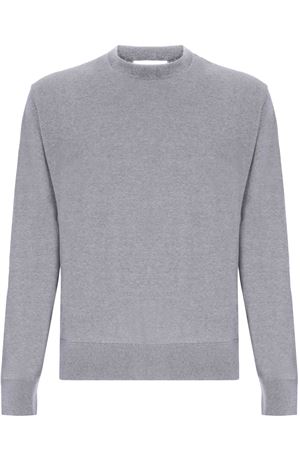 Grey virgin wool-cashmere blend sweater LANEUS | F4LAMAJP043251