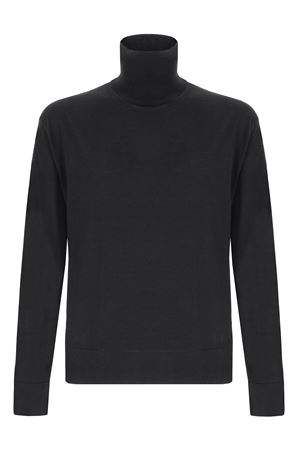 Maglia in misto lana cashmere nero LANEUS | F4LAMATN042110