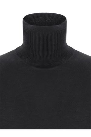 Maglia in misto lana cashmere nero LANEUS | F4LAMATN042110