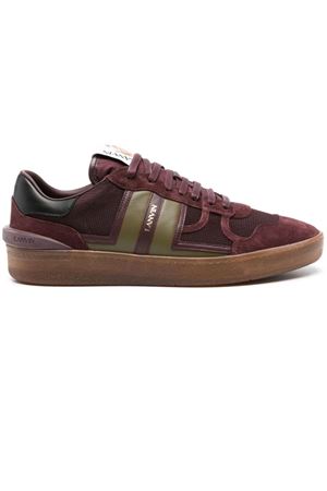 Sneakers Clay in camoscio bordeaux LANVIN | FMSKDK00NAST3940