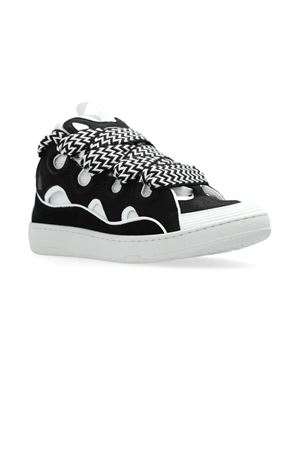 Sneakers Curb nero e bianco LANVIN | FMSKRK11DRAG1000