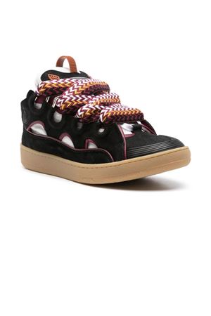 Sneakers Curb nero e bordeaux LANVIN | FMSKRK11DRAGB817