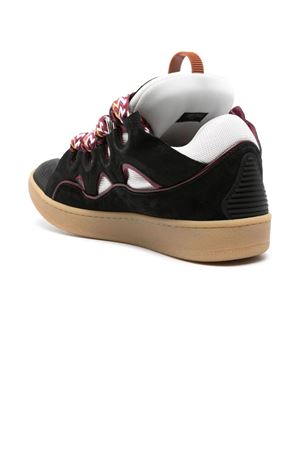 Sneakers Curb nero e bordeaux LANVIN | FMSKRK11DRAGB817