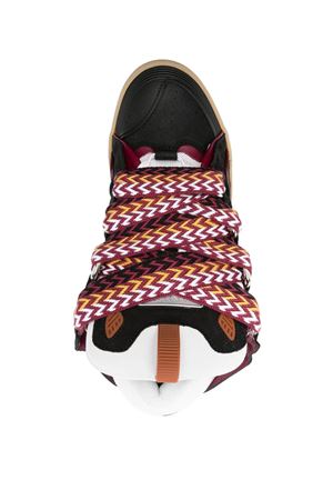 Sneakers Curb nero e bordeaux LANVIN | FMSKRK11DRAGB817