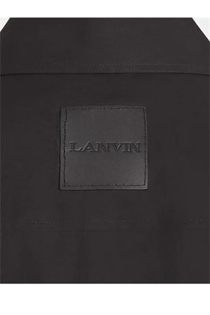 Maglia over in cotone nero LANVIN | RMOU0426599810