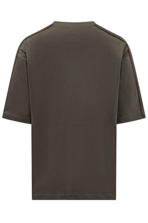 T-shirt in cotone marrone LANVIN | RMTS0026J196675