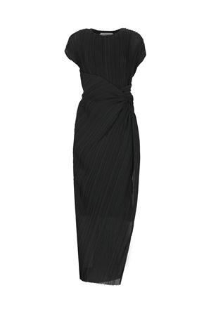 Black midi dress LANVIN | RWDR0068452110