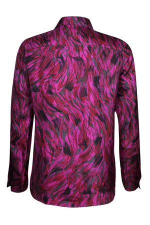 Fuchsia silk shirt LANVIN | RWSI0009599259