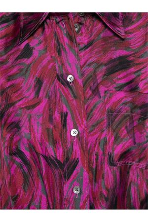 Fuchsia silk shirt LANVIN | RWSI0009599259