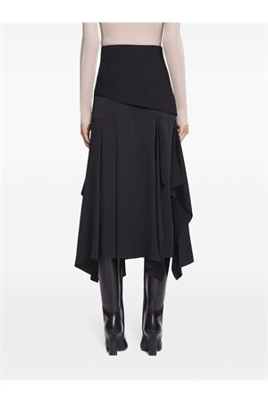 Black midi skirt LANVIN | RWST0126342110