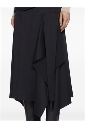 Black midi skirt LANVIN | RWST0126342110