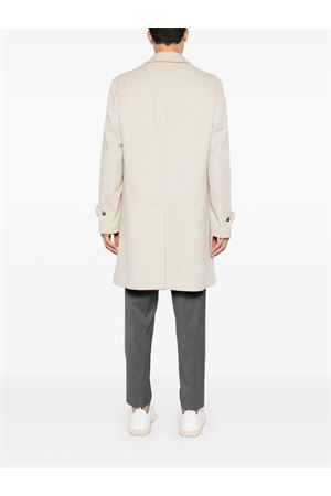 Ivory white virgin wool Coat LARDINI | IV23223IVC63605120