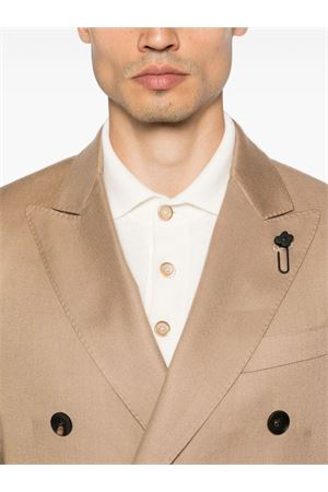 Beige twill weave Special blazer LARDINI | IV660AEIVSF63526300